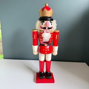 Silvestri King Nutcracker Red Soldier Christmas Decoration 15 inches W Box T2